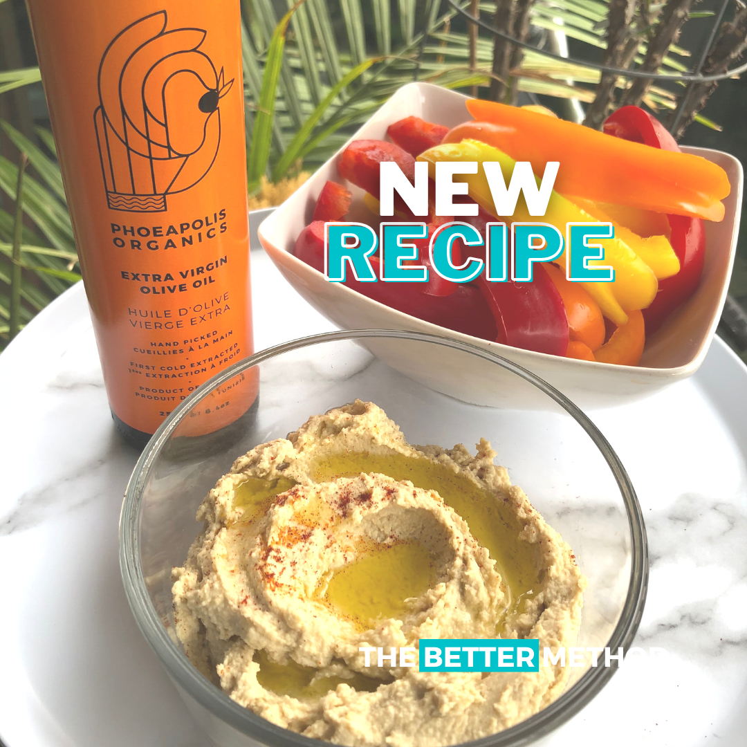 4-Step Easy Hummus Recipe (It's Better Than the Pre-Packaged Stuff at the Store!)