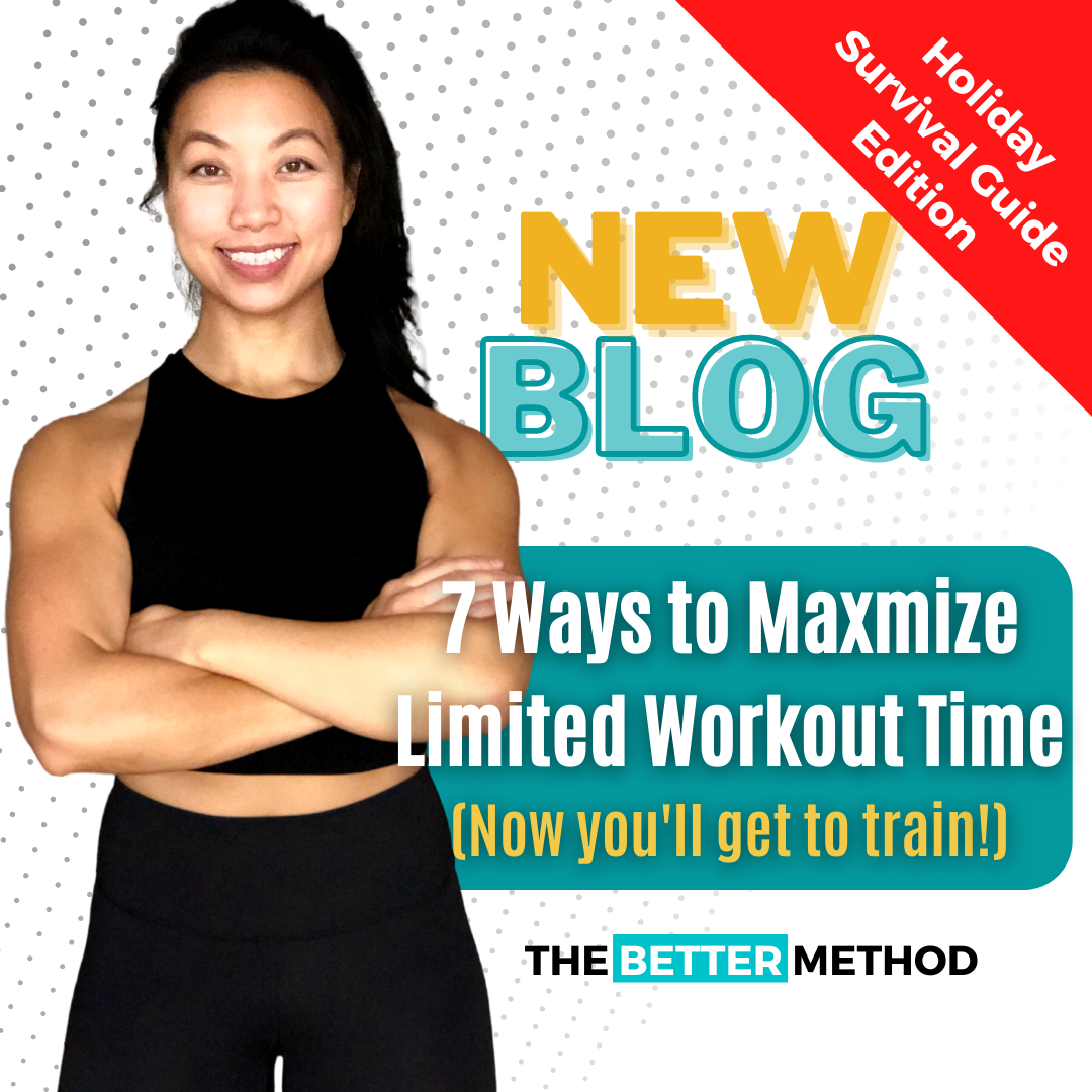 Holiday Survival Guide:  7 Ways to Maximize Limited Workout Time (Now you'll get to train!)
